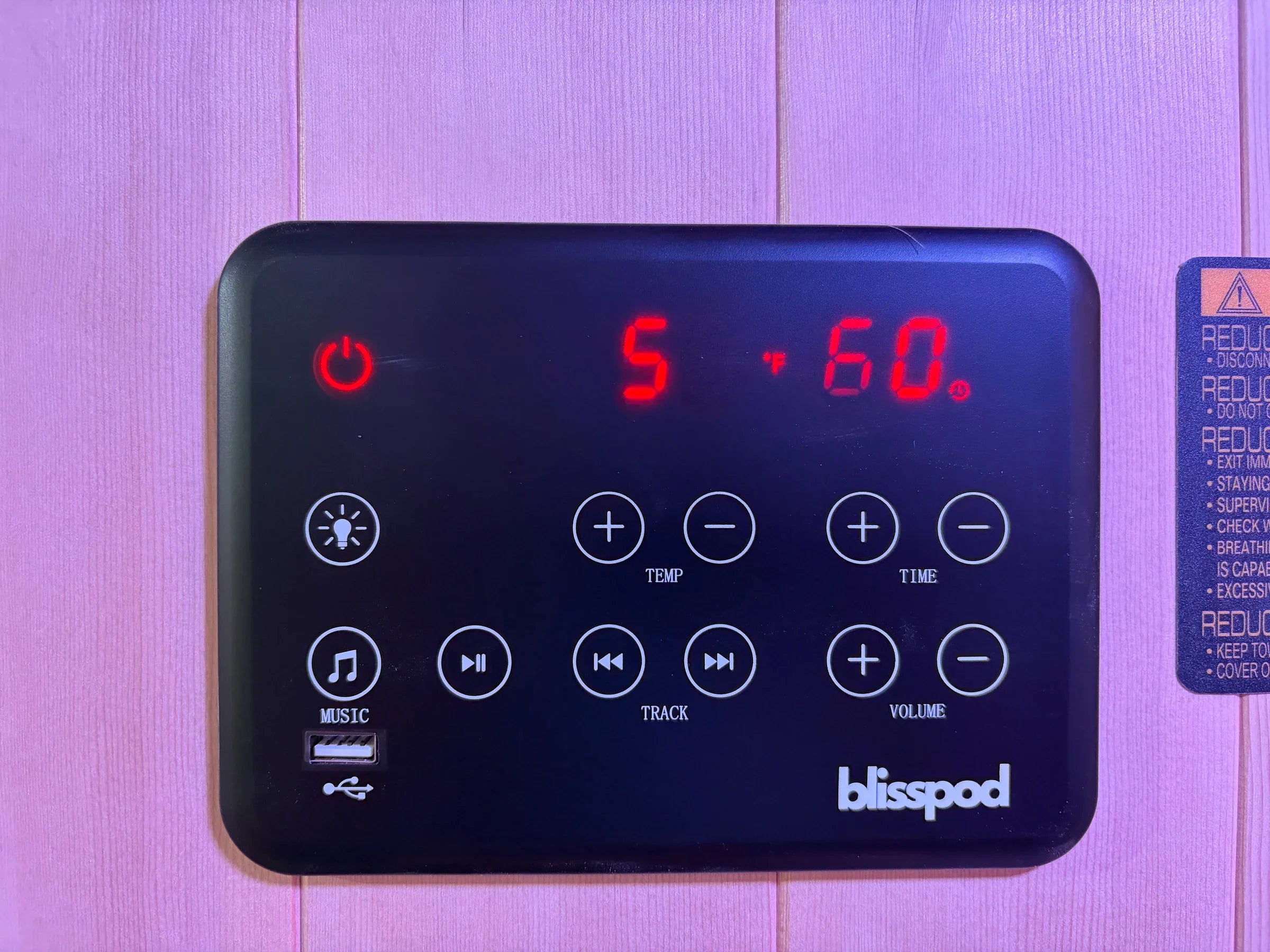 Blisspod Milano Full Spectrum Sauna Canadian Hemlock Wood Ultra Low EMF Chromotherapy Up to 2 Person
