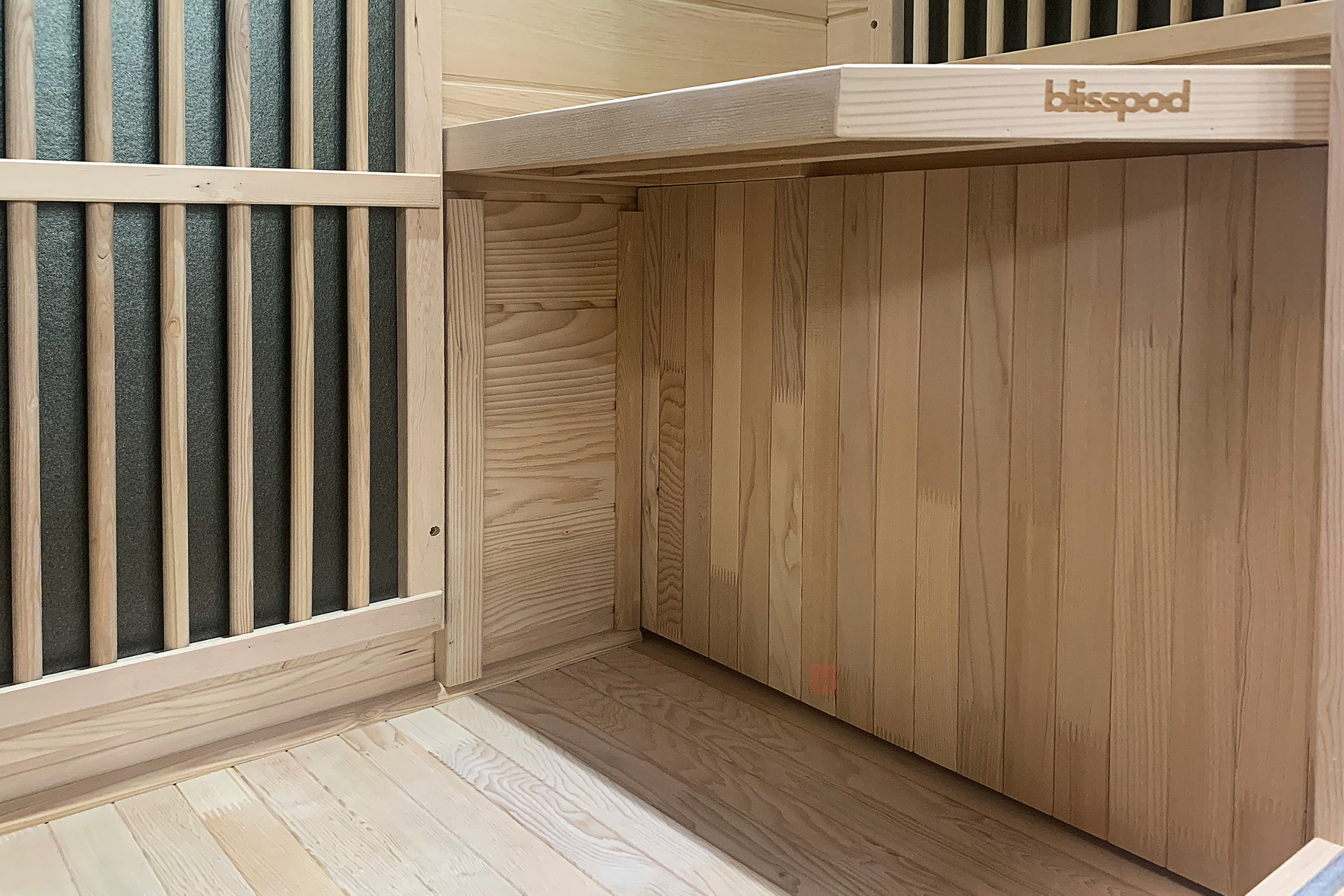 Blisspod Vienna Far Infrared Sauna Canadian Hemlock Very Low EMF 1 Person