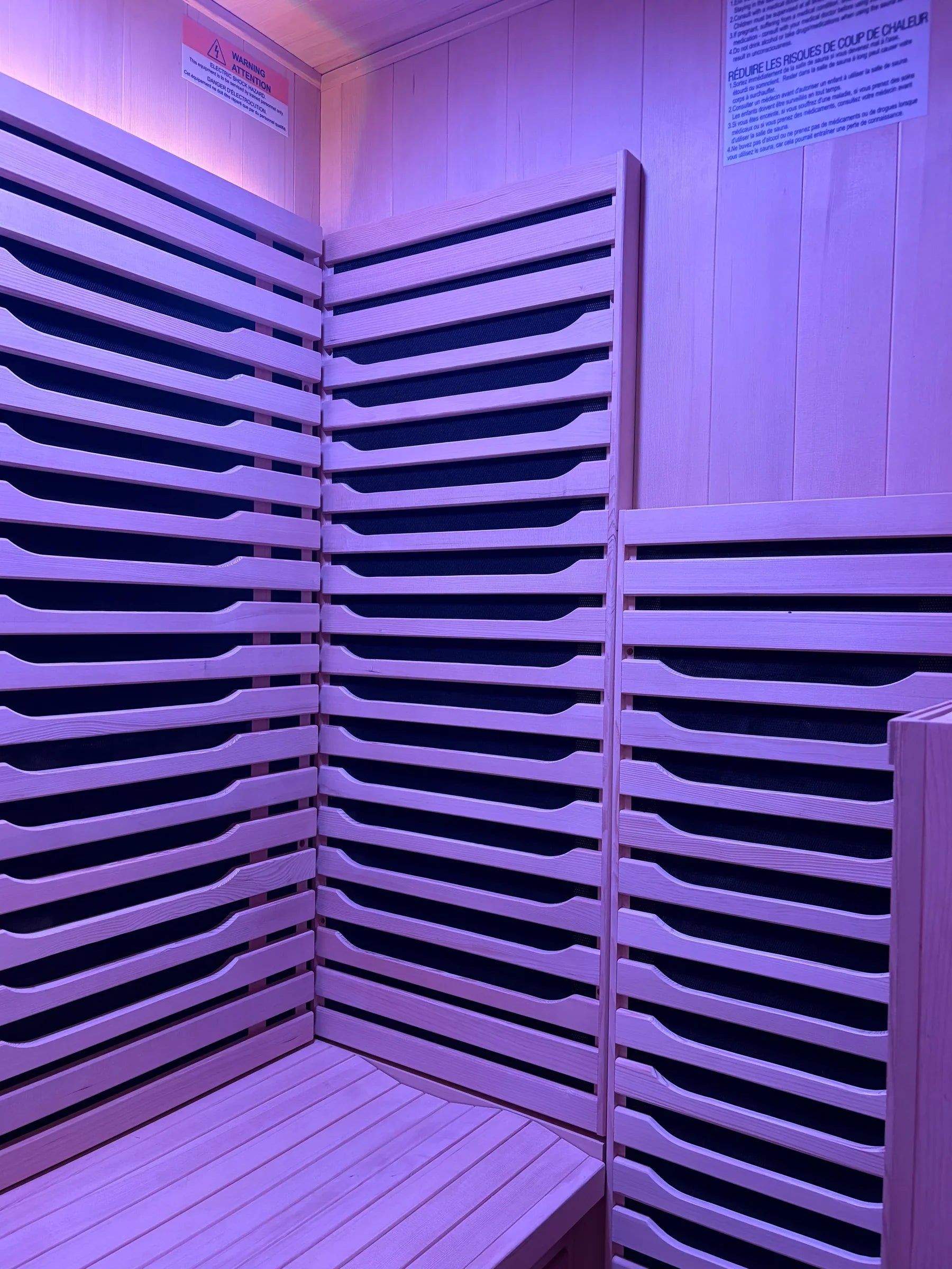 Blisspod Milano Full Spectrum Sauna Canadian Hemlock Wood Ultra Low EMF Chromotherapy Up to 2 Person