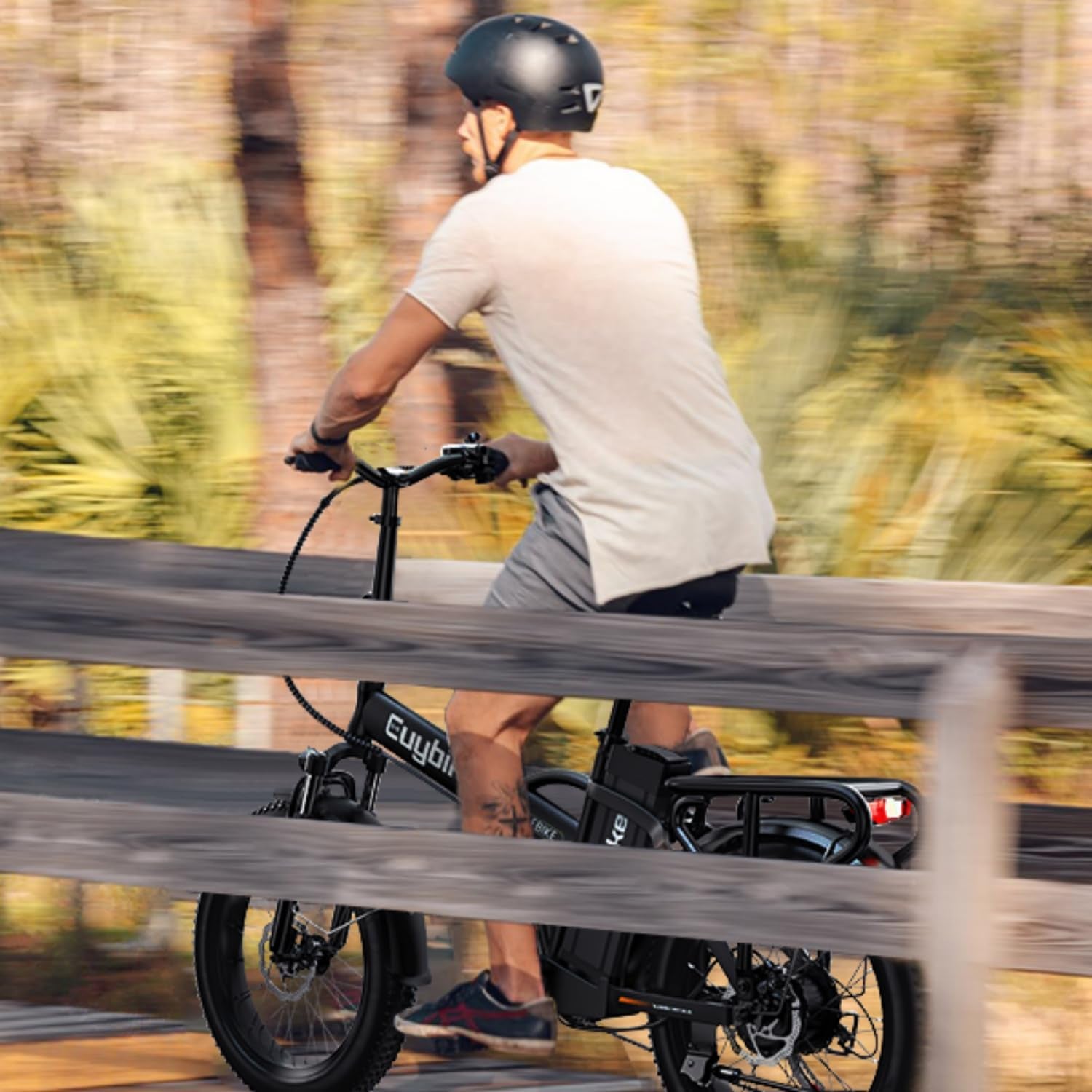 1000W Folding Electric Bike, 48V 20AH Large Removable Battery E Bike, 80 Miles Max Range, 20" Fat Tire Electric Bike for Adults, Adult Electric Bicycles for Commute Beach Snow