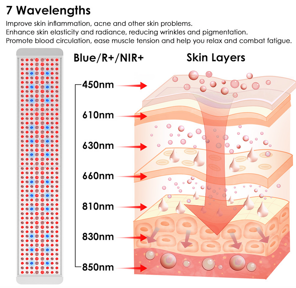Renew Panorama Full-Body Light Therapy Panel
