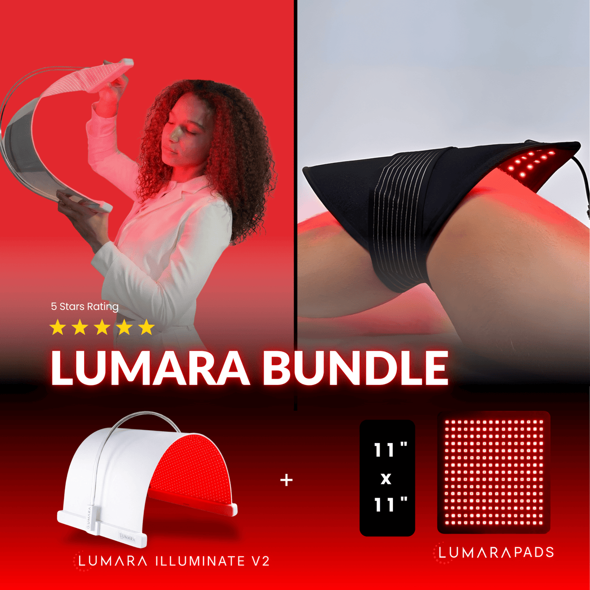 Lumara Illuminate Red V2 Light Therapy Panel