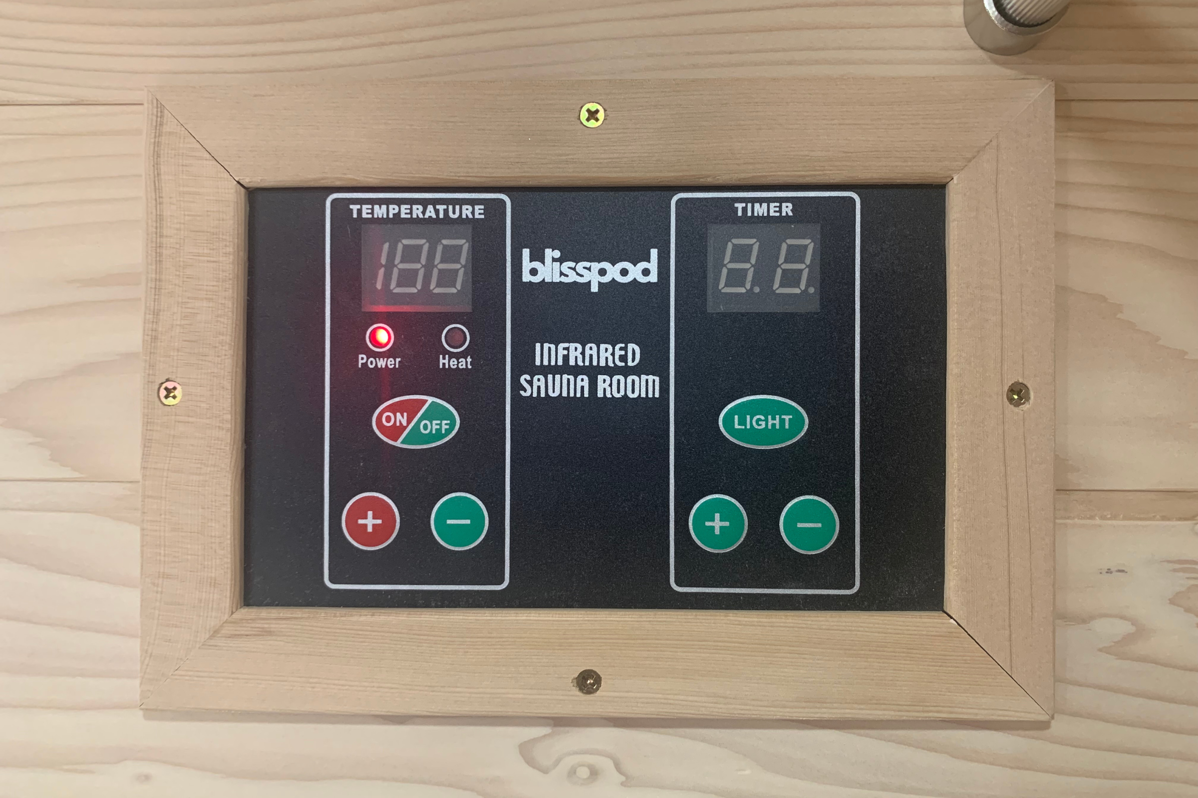 Blisspod Vienna Far Infrared Sauna Canadian Hemlock Very Low EMF 1 Person