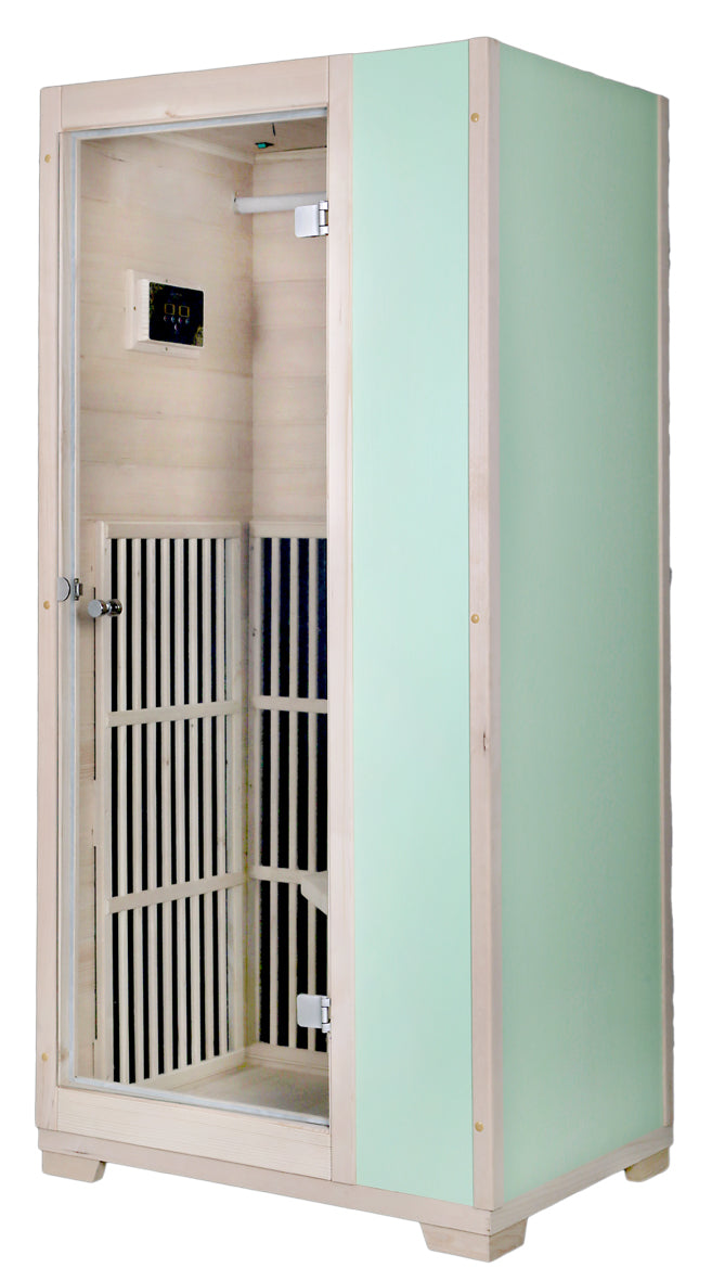 Blisspod Vienna Far Infrared Sauna Canadian Hemlock Very Low EMF 1 Person
