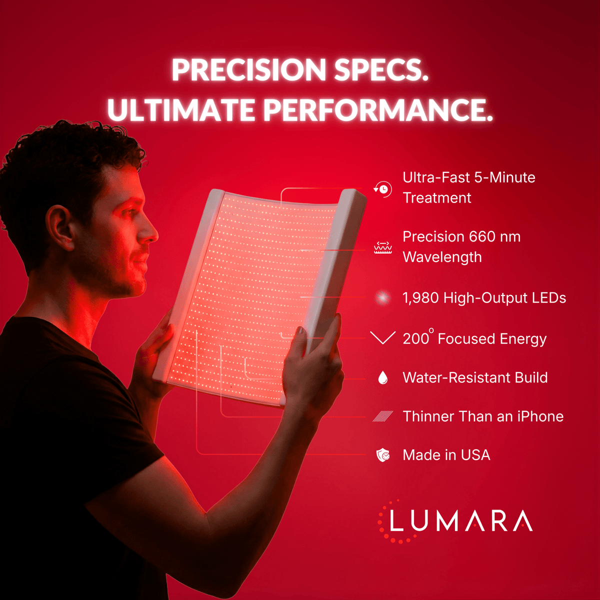 Lumara Illuminate Red V2 Light Therapy Panel
