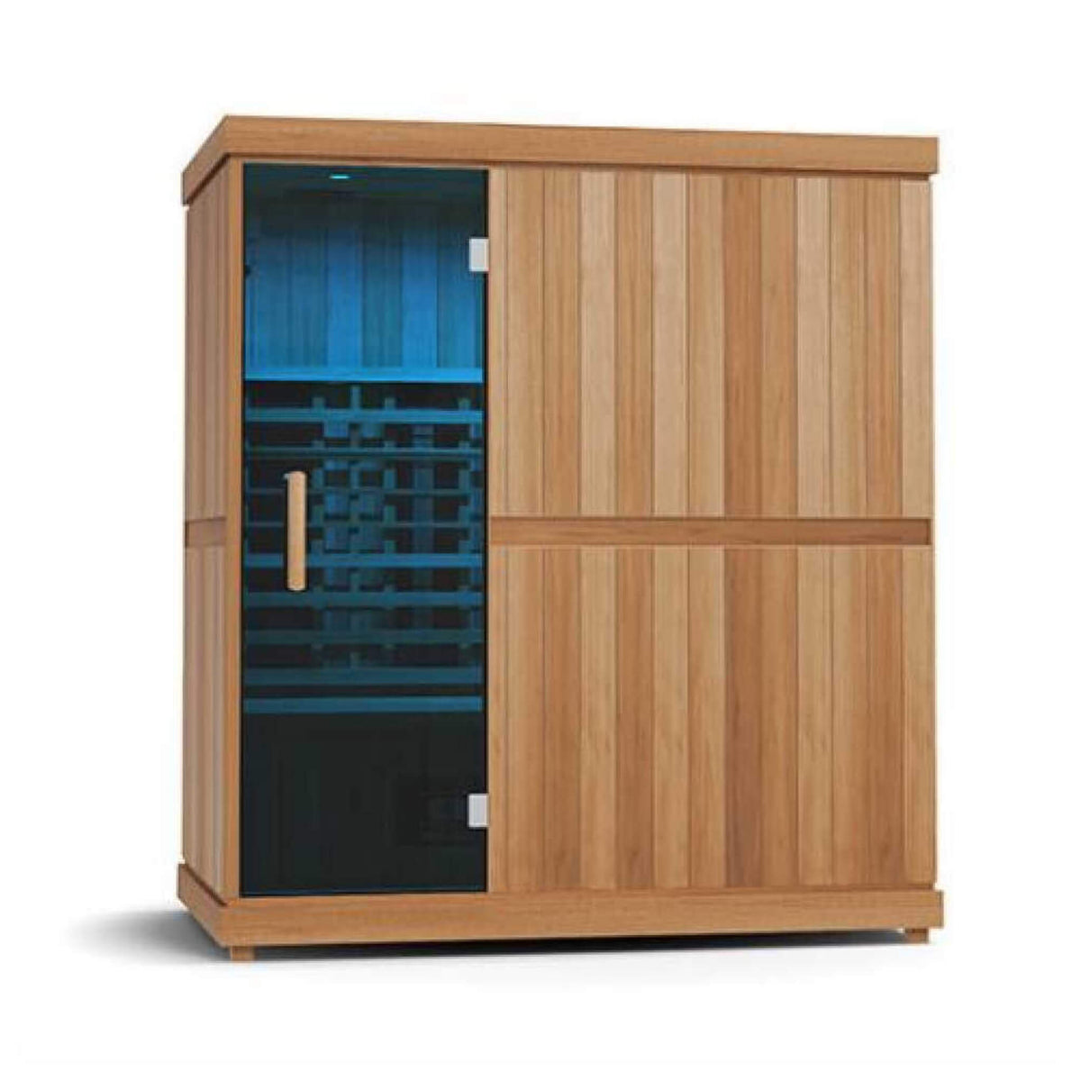 Finnmark FD-3 Full Spectrum 4-Person Home Infrared Sauna With Adjustable Feet