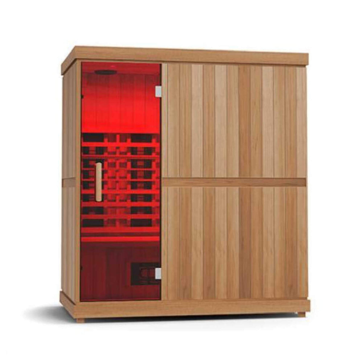 Finnmark FD-3 Full Spectrum 4-Person Home Infrared Sauna With Adjustable Feet
