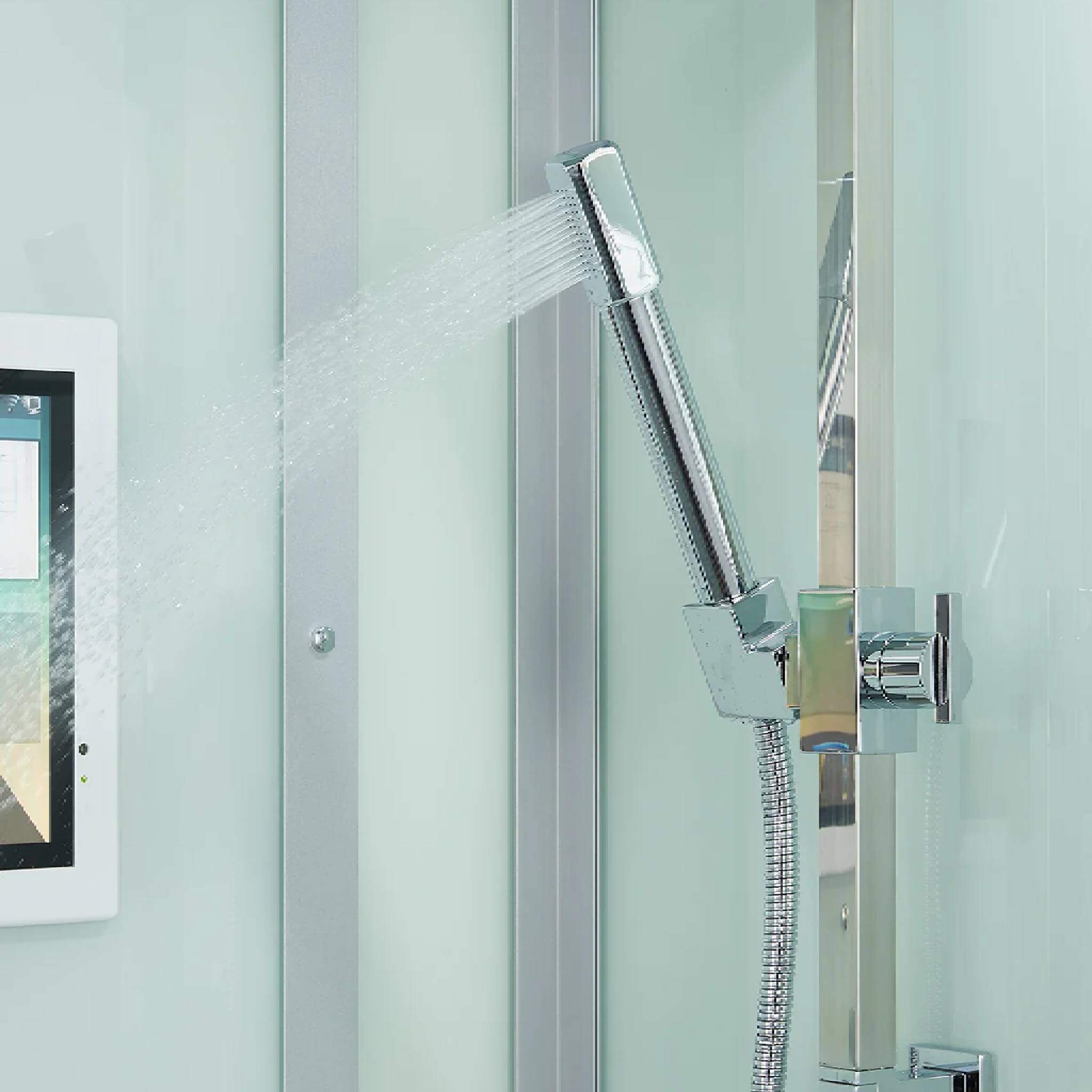 Maya Bath Platinum Lucca Steam Shower With LCD Touchscreen Controls