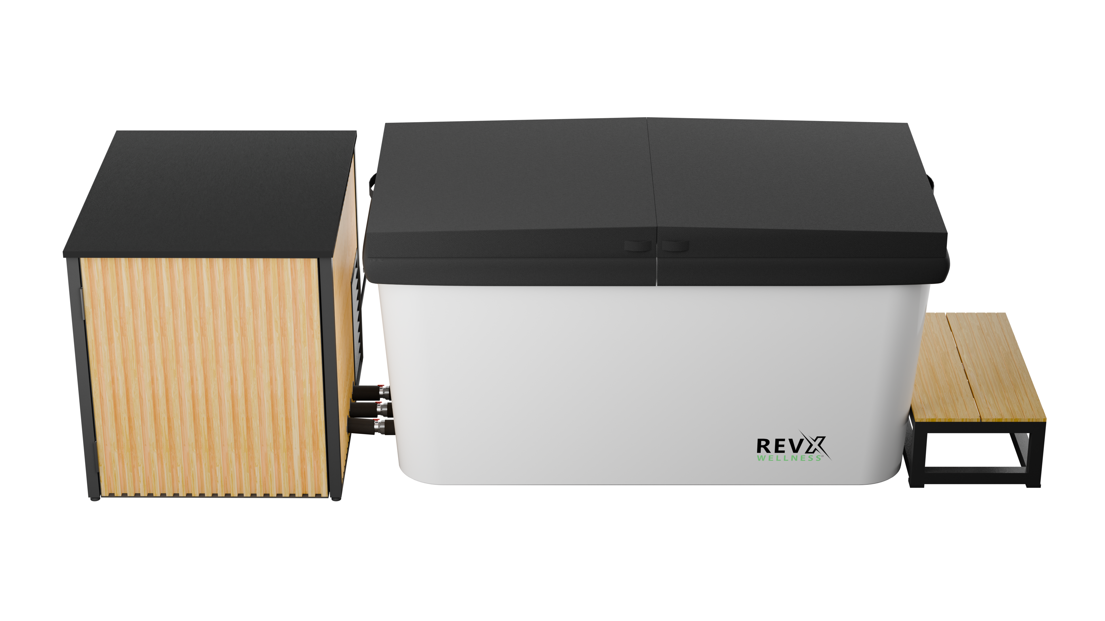 Acrylic X Tub Cold Plunge + LUX High Performance Chiller and Filtration System