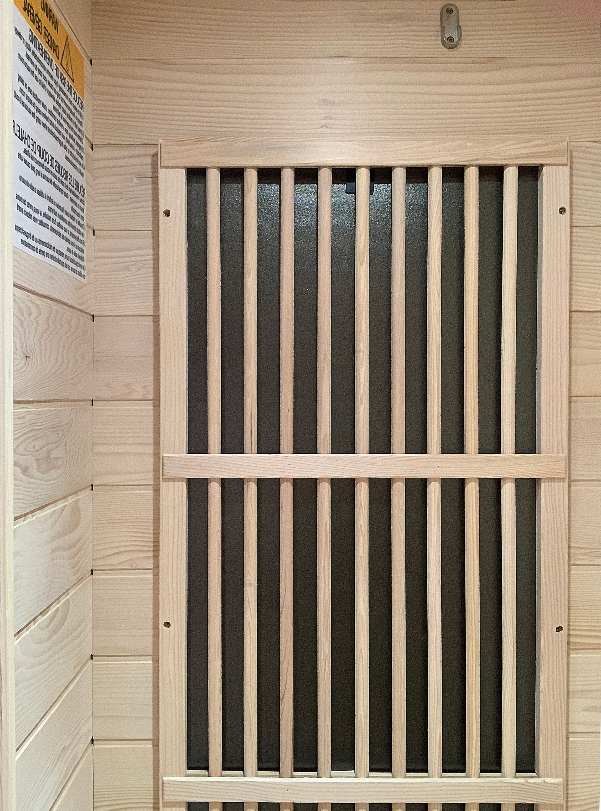 Blisspod Vienna Far Infrared Sauna Canadian Hemlock Very Low EMF 1 Person