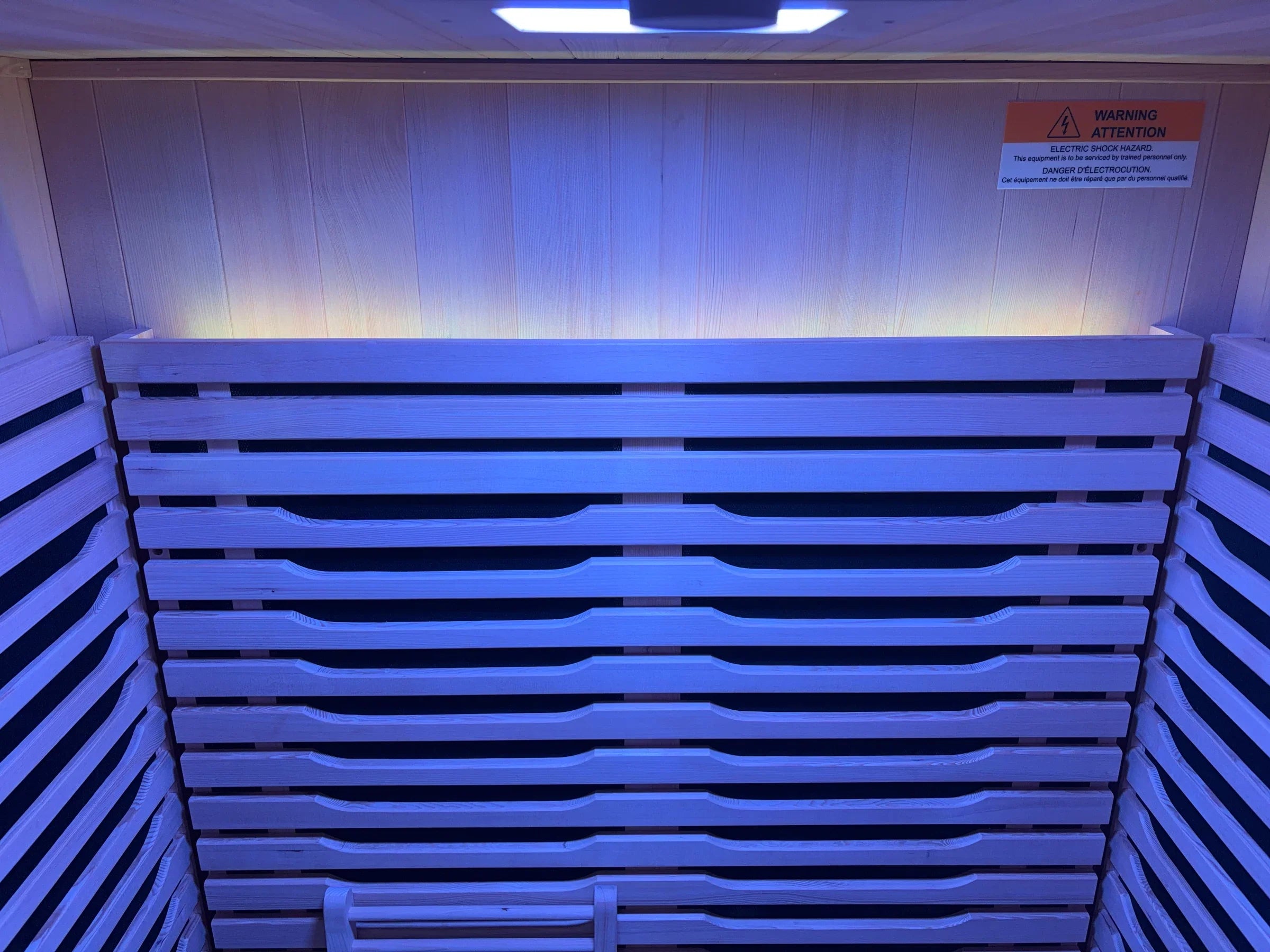 Blisspod Milano Full Spectrum Sauna Canadian Hemlock Wood Ultra Low EMF Chromotherapy Up to 2 Person