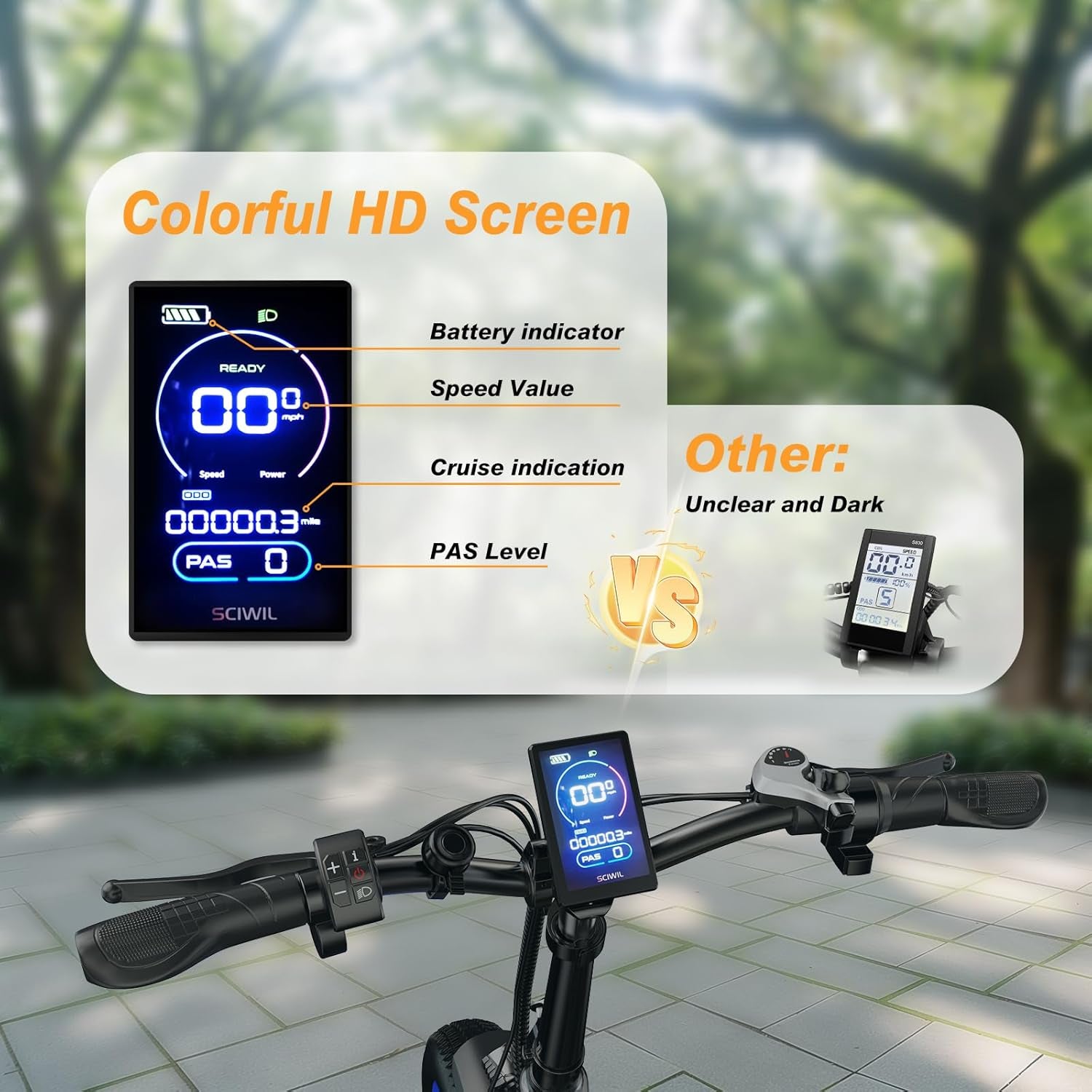 1000W Folding Electric Bike, 48V 20AH Large Removable Battery E Bike, 80 Miles Max Range, 20" Fat Tire Electric Bike for Adults, Adult Electric Bicycles for Commute Beach Snow
