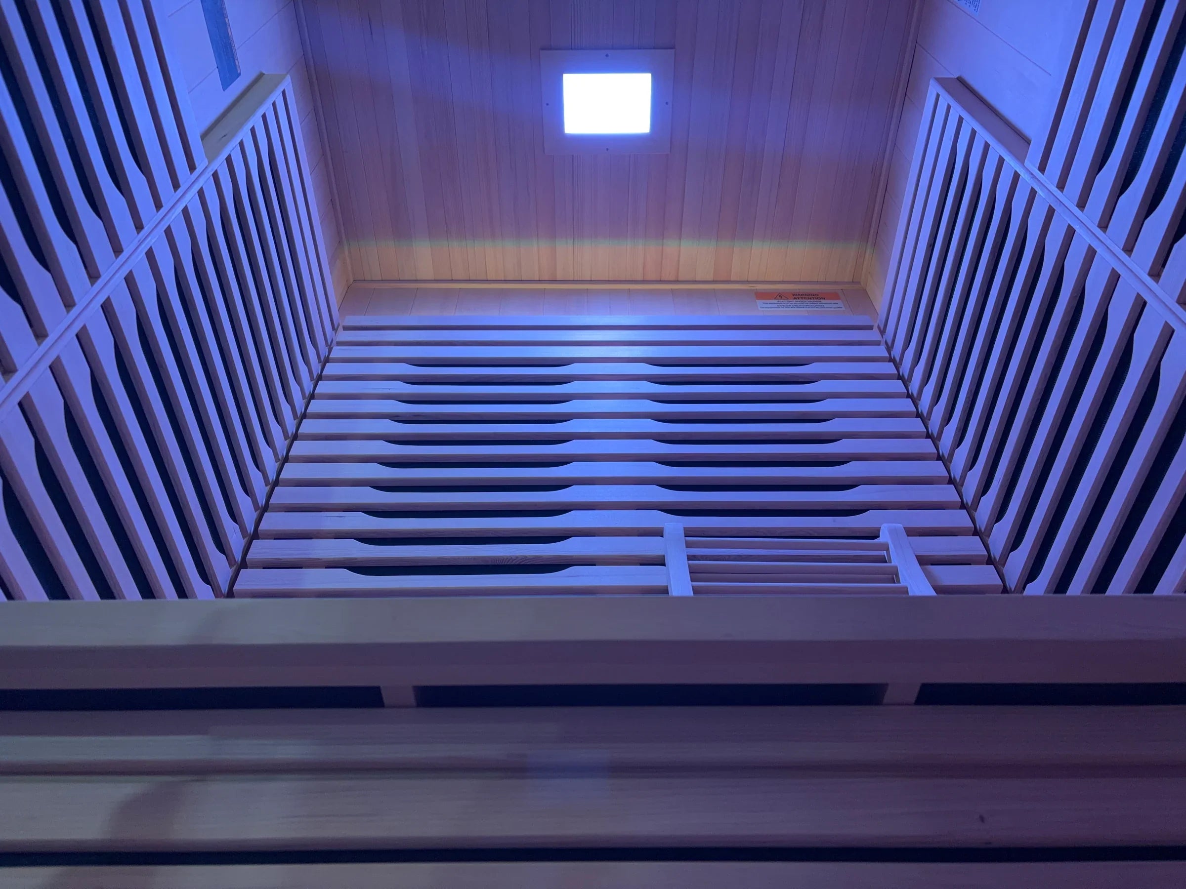 Blisspod Milano Full Spectrum Sauna Canadian Hemlock Wood Ultra Low EMF Chromotherapy Up to 2 Person