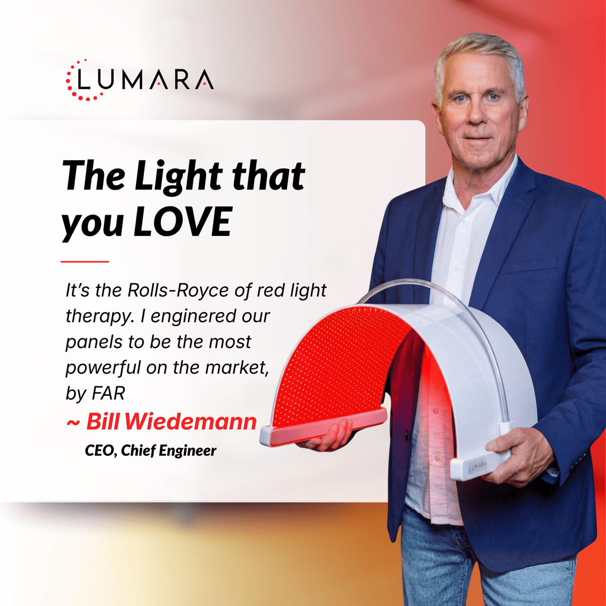 Lumara Illuminate Red V2 Light Therapy Panel