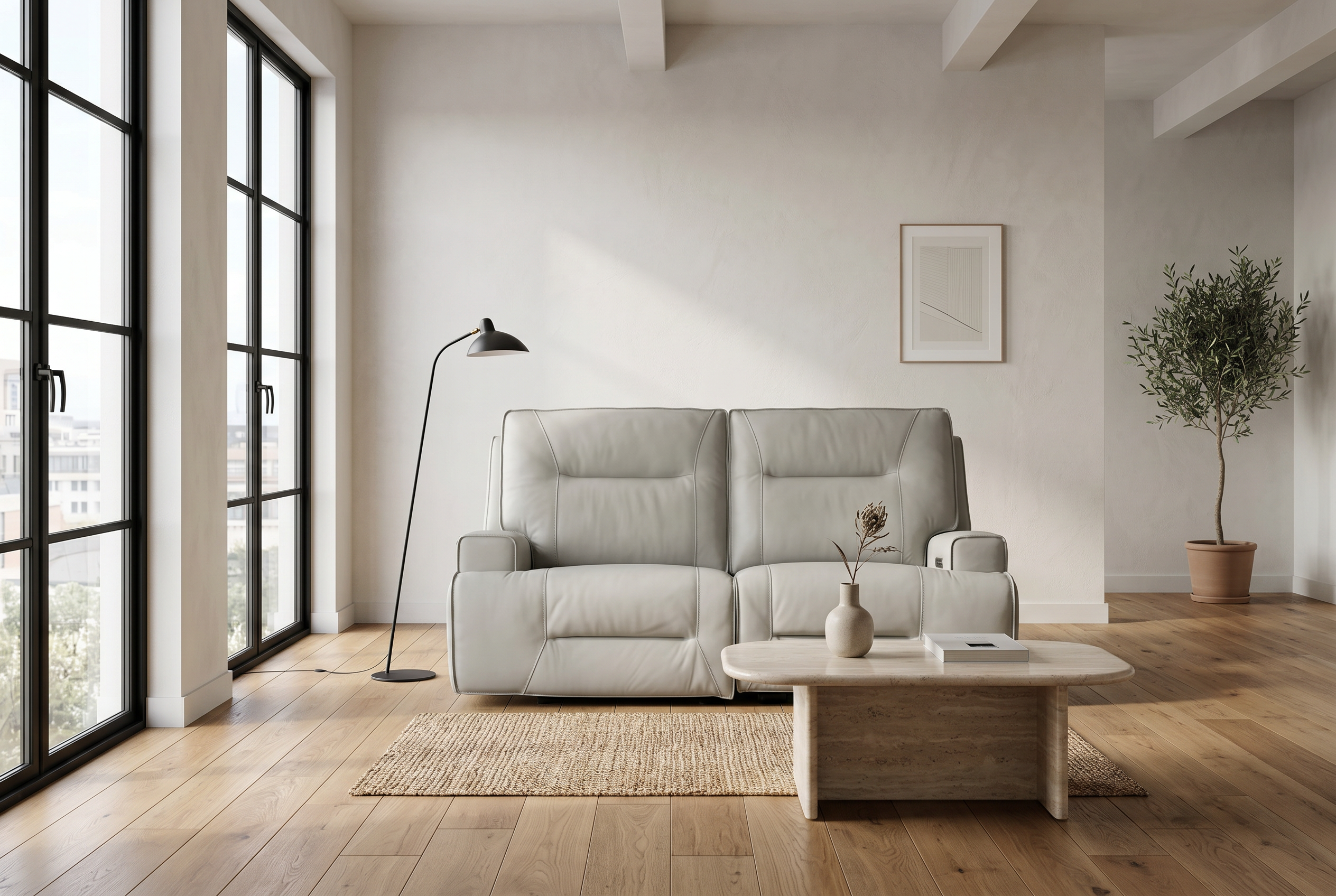 Atlas Fog Zero Gravity Power Reclining Sofa