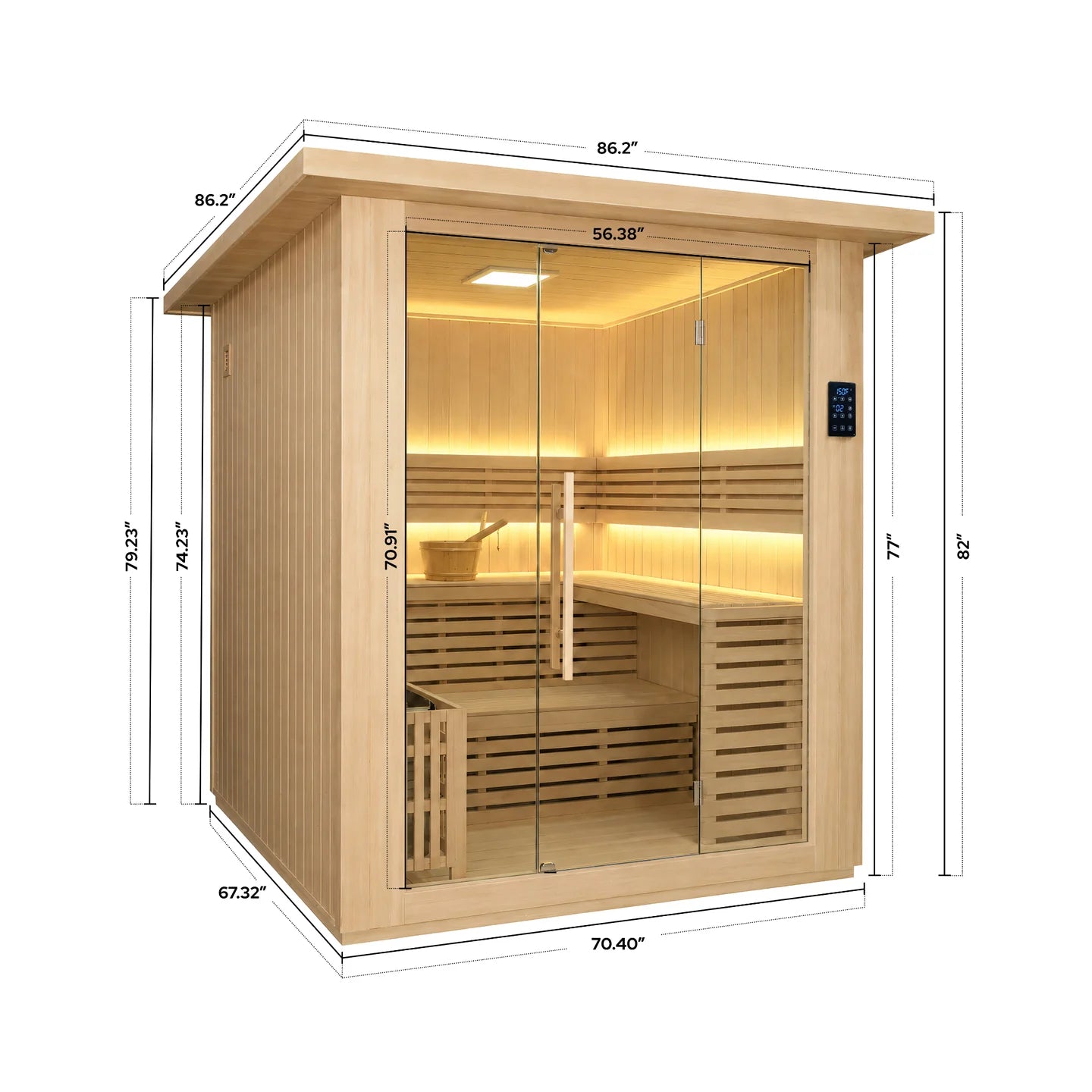 4-Person Traditional Sauna