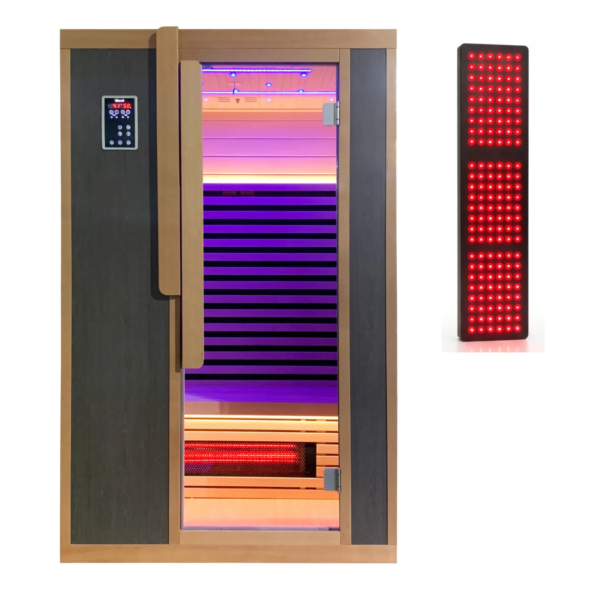 Blisspod Bergen Full Spectrum Ultimate Indoor Sauna Red Light Therapy 2 Person