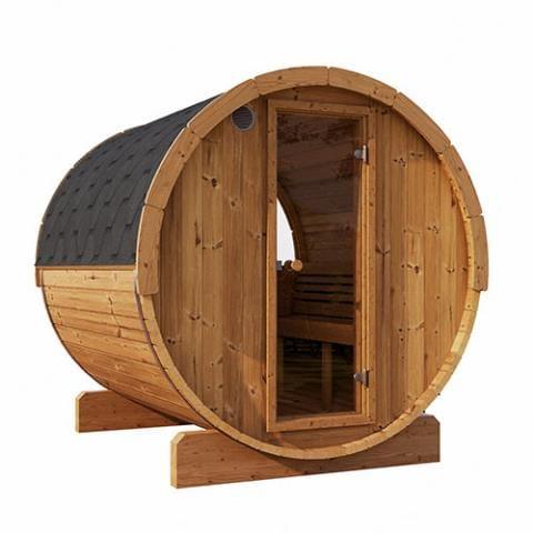 SaunaLife Model E6W Barrel Sauna-Window | 3 Persons