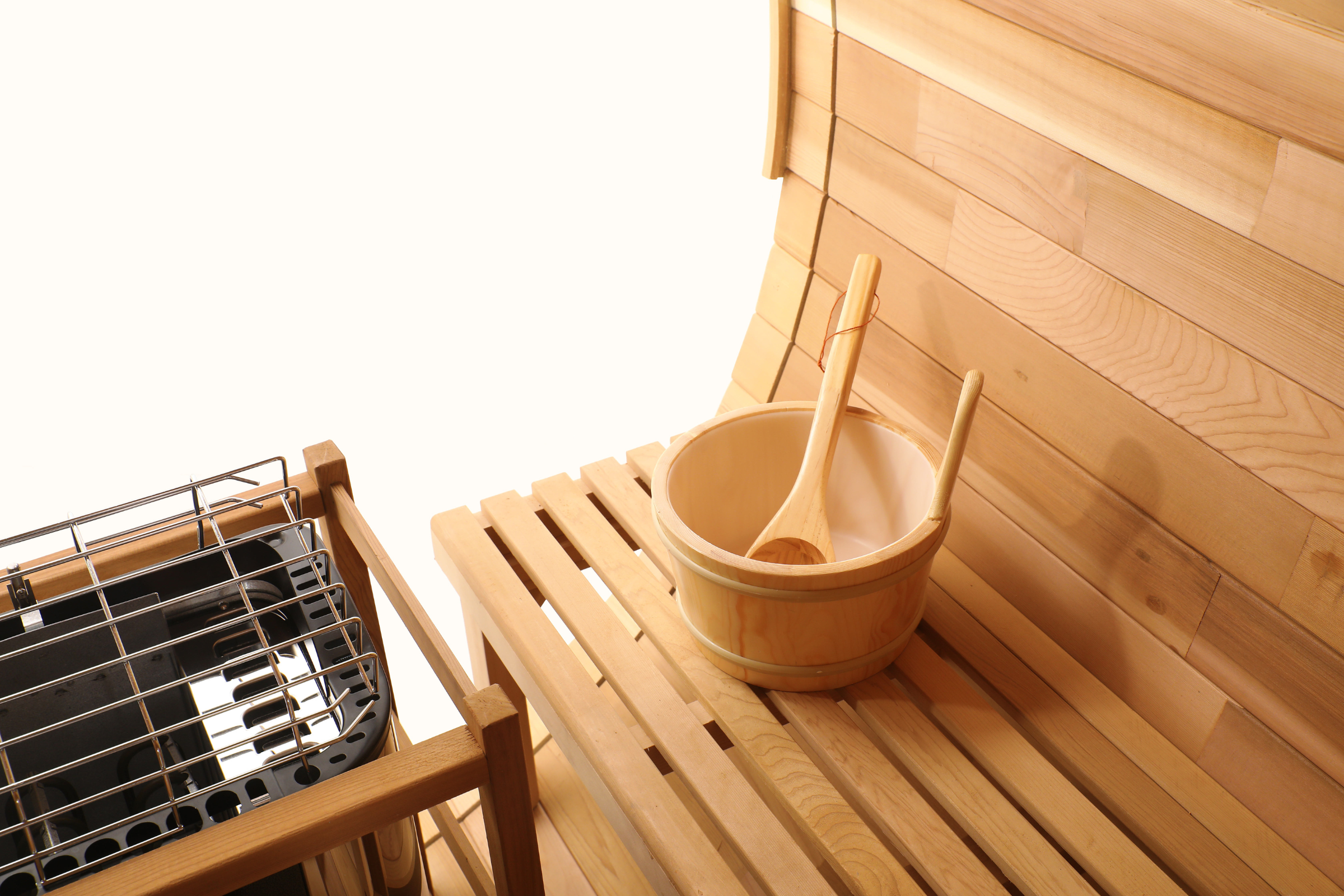Blisspod Prague Canadian Red Cedar Outdoor Steam Barell Sauna