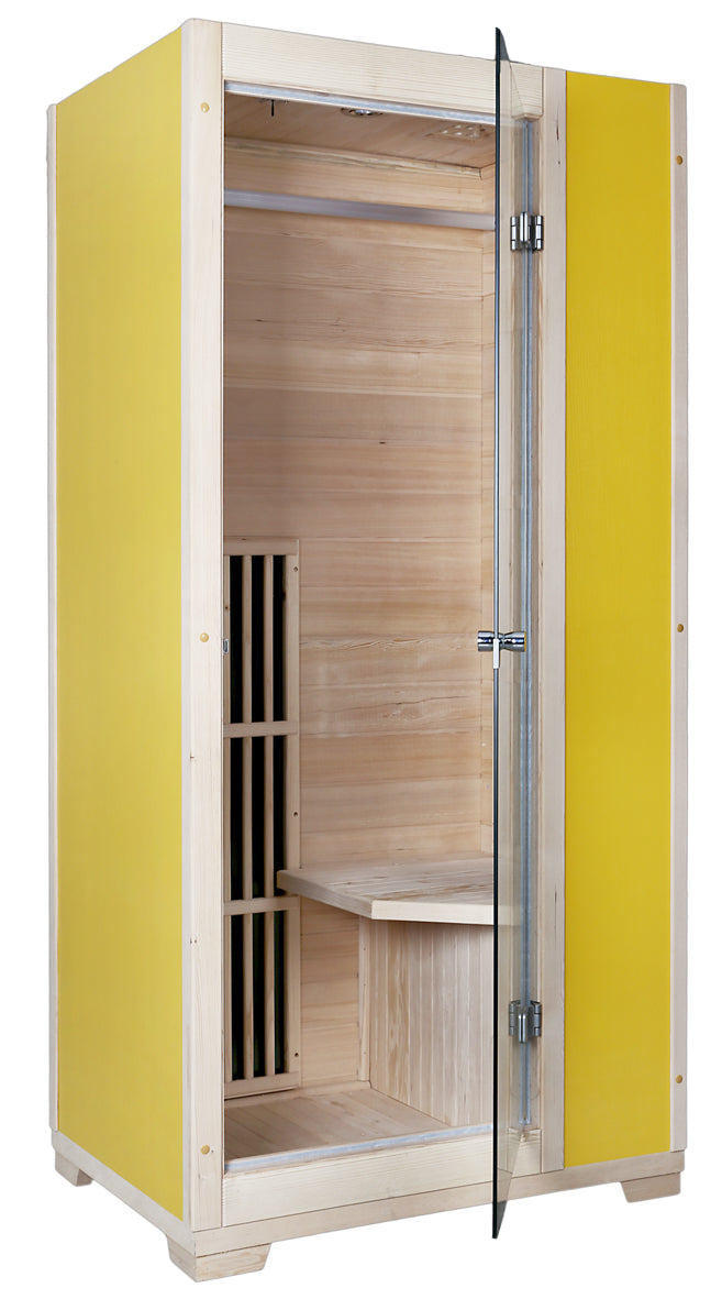 Blisspod Vienna Far Infrared Sauna Canadian Hemlock Very Low EMF 1 Person