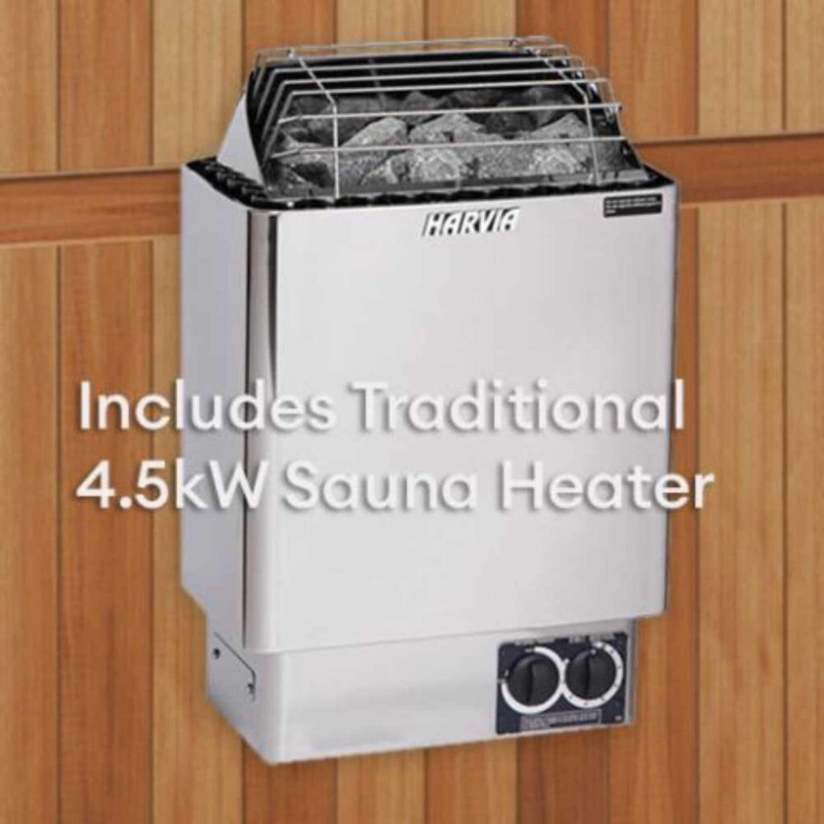 Finnmark FD-5 Trinity XL 4-Person Home Infrared & Steam Sauna Combo