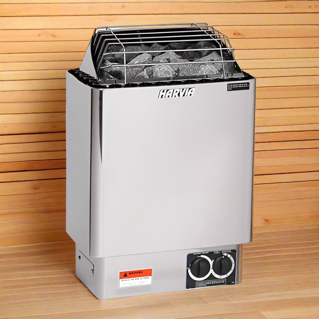 Harvia KIP80B 8kW Sauna Heater with Built-In Controls