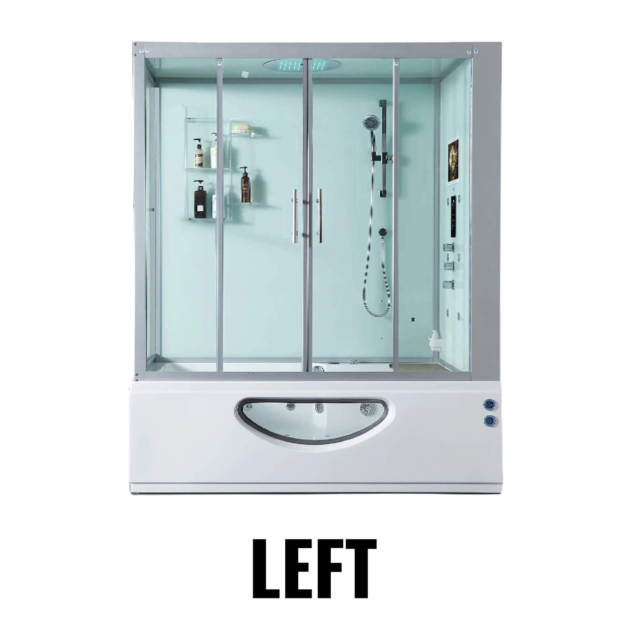 Maya Bath Platinum Catania Steam Shower W/6 Acupuncture Jets