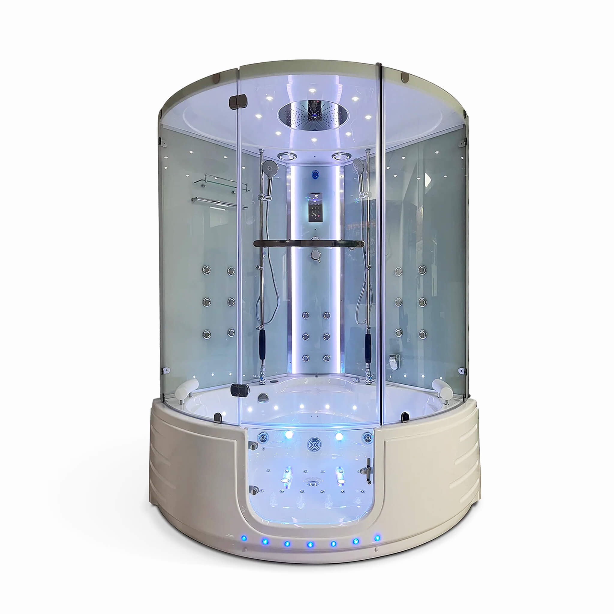Maya Bath Platinum Comfort Steam Shower With Whirlpool Bathtub [2025 Edition]