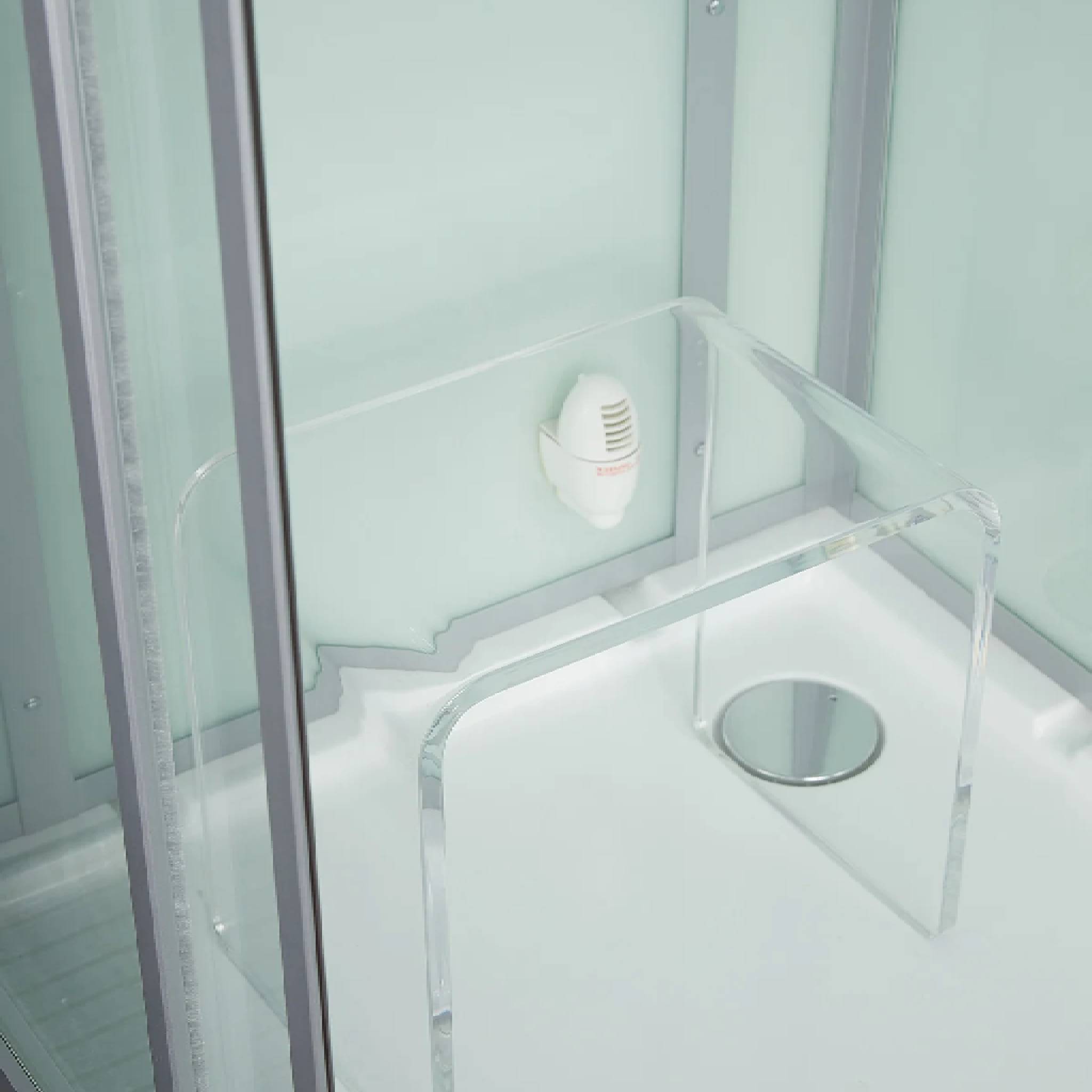 Maya Bath Platinum Lucca Steam Shower With LCD Touchscreen Controls
