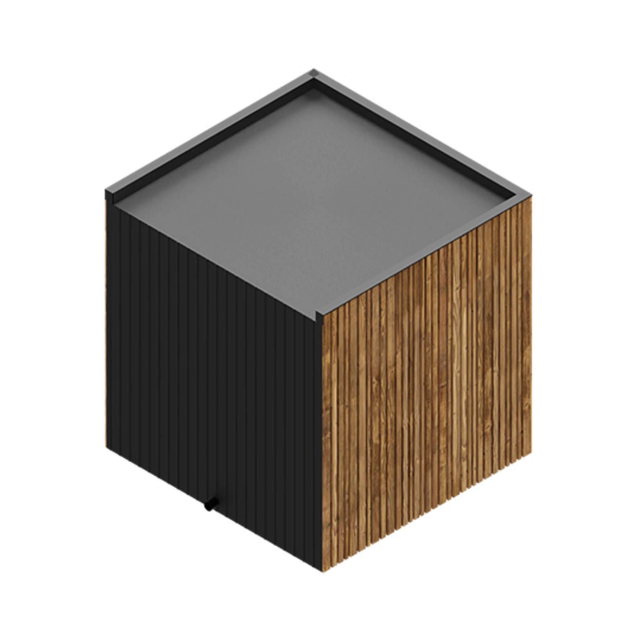ThermaSol Fortis Assembled 4-Person Outdoor Sauna Cabin Made-To-Order